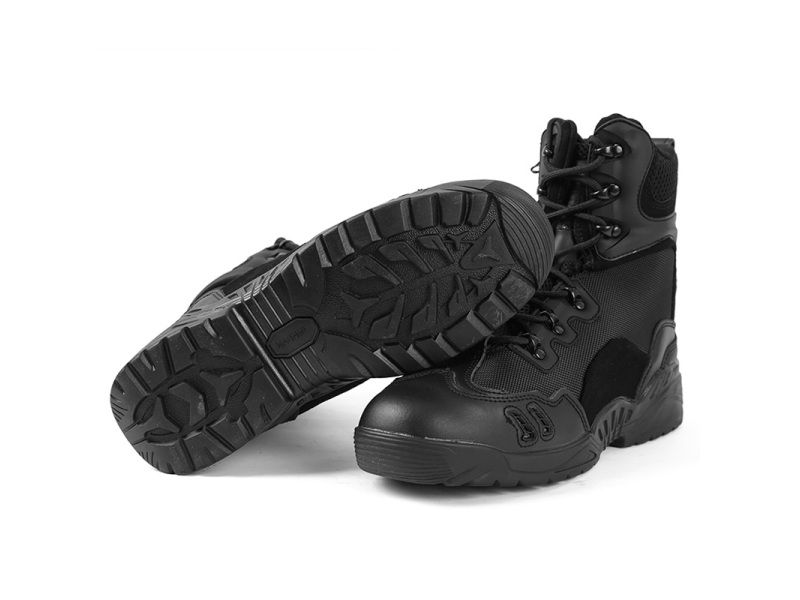 Comfortable Breathable Men′ S Tactical Black Army Boots